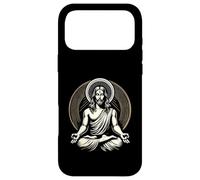 Custodia per iPhone 17 Pro Max Gesù Meditando Meditazione Zen Spirituale Buddha Buddismo