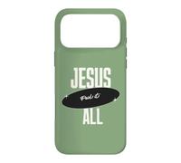 Custodia per iPhone 17 Pro Max Gesù Paid It All For Me Christian Faith Message Inspiration