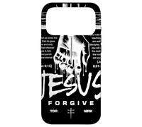 Custodia per iPhone 17 Pro Max Gesù perdona Cristiano Risorto Salvatore Fede Pasqua