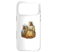 Custodia per iPhone 17 Pro Max Gesù Risorto Colazione in riva al mare Arte devozionale