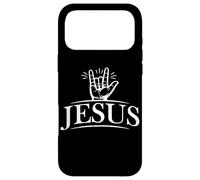 Custodia per iPhone 17 Pro Max Gesù Ti amo Firma Christian ASL Interprete