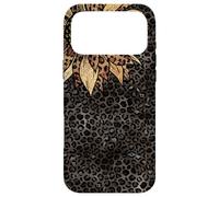 Custodia per iPhone 17 Pro Max Ghepardo leopardo stampa animale girasole per donne ragazze carino
