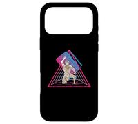 Custodia per iPhone 17 Pro Max Ghettoblaster God Geometria Estetica Synthwave Vaporwave
