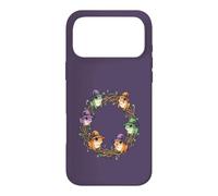 Custodia per iPhone 17 Pro Max Ghirlanda stravagante ornata con rospi stregoni