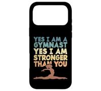 Custodia per iPhone 17 Pro Max Ginnastica Sì, sono una ginnasta Sì, sono più forte di te
