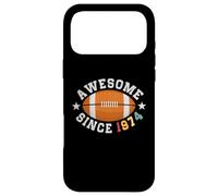 Custodia per iPhone 17 Pro Max Giocatore di football americano compleanno 52 anni impressionante dal 1974