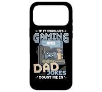 Custodia per iPhone 17 Pro Max Gioco E Papà Scherzi Divertente Retro Gamer Padre Giochi Di Parole