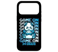 Custodia per iPhone 17 Pro Max Gioco sul terzo grado ritorno a scuola divertente Panda Bear Gamer