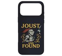 Custodia per iPhone 17 Pro Max Giostra e Trovato Medieval Knight Renaissance Fair Pun