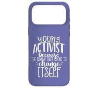 Custodia per iPhone 17 Pro Max GIOVANE ATTIVISTA IL MONDO NON CAMBIERÀ SE STESSO Meme