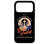 Custodia per iPhone 17 Pro Max Giovanni 3 16 Venerdì Santo cristiano per Dio così amato il mondo