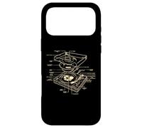 Custodia per iPhone 17 Pro Max Giradischi DJ Schema Party Design Dance Discoteca Techno Musica