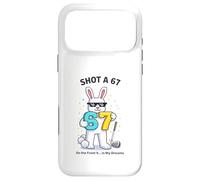 Custodia per iPhone 17 Pro Max Girato un 67 Coniglietto di Pasqua Golf Scherzo Umorismo Pasqua Golfers