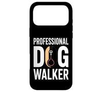 Custodia per iPhone 17 Pro Max Girello professionale del cane divertente animale domestico a piedi lavoro umorismo