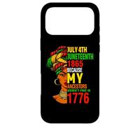 Custodia per iPhone 17 Pro Max Giugno 1865 perché i miei antenati non erano liberi nel 1776