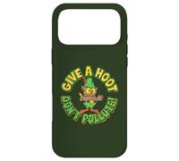 Custodia per iPhone 17 Pro Max Give A Hoot Don't Pollute! Woodsy Owl Retro