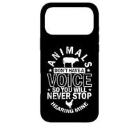 Custodia per iPhone 17 Pro Max Gli animali non hanno una voce