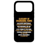 Custodia per iPhone 17 Pro Max Glossario dei termini di ingegneria - Ingegnere Meccanico Scienza