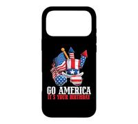 Custodia per iPhone 17 Pro Max Go America It's Your Birthday 4th Of July Patriotic