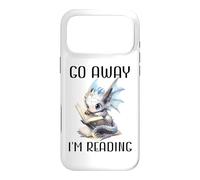 Custodia per iPhone 17 Pro Max Go Away Im Reading Book Dragon Cute Dragon Books and Dragons