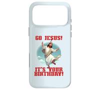 Custodia per iPhone 17 Pro Max GO JESUS IT'S YOUR BIRTHDAY Divertente Natale Dance Party Meme