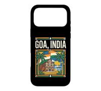 Custodia per iPhone 17 Pro Max Goa India Bandiera Spiaggia Basilica Grafica Viaggio