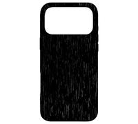 Custodia per iPhone 17 Pro Max Gocce di pioggia che cadono con sfondo nero