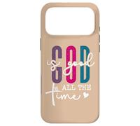 Custodia per iPhone 17 Pro Max God is Good All the Time Pink Christian Bible Verse Jesus