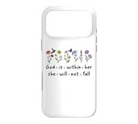 Custodia per iPhone 17 Pro Max God is Within Her She Will Not Fall Christian Butterfly 46:5