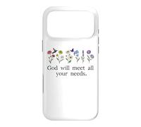 Custodia per iPhone 17 Pro Max God Will Meet All Your Needs Philippians 4:19 4:9 Christian