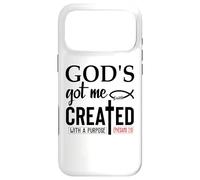 Custodia per iPhone 17 Pro Max God's Got Me Christian Ephesians 2:10 Created With a Purpose