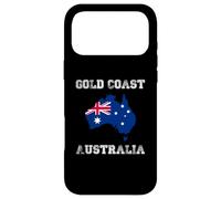 Custodia per iPhone 17 Pro Max Gold Coast Australia Vintage Bandiera Australia Mappa Design