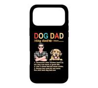 Custodia per iPhone 17 Pro Max Golden Retriever Dog Dad Definition Funny Fathers Day