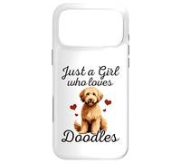 Custodia per iPhone 17 Pro Max Goldendoodle Labradoodle Ragazza che ama il cane Doodle