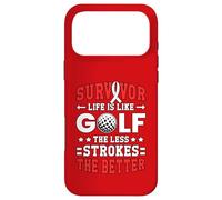 Custodia per iPhone 17 Pro Max Golf Meno Colpi Migliore Consapevolezza dell'ictus dei sopravvissuti