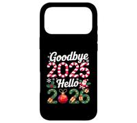 Custodia per iPhone 17 Pro Max Goodbye 2025 Hello 2026 Happy New Year 2025 Humor Men Women