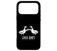 Custodia per iPhone 17 Pro Max Goose Bumps - Humorous Pun Design for Papà Joke Lover