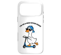 Custodia per iPhone 17 Pro Max Goose Meme Bambini Ragazzi Bambini Bambini Uomini Papà su un Goose Chase