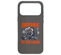 Custodia per iPhone 17 Pro Max Goose on the Loose Motociclista
