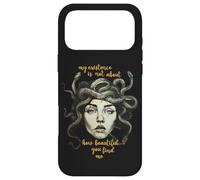 Custodia per iPhone 17 Pro Max Gorgon Staring Petrify My Existence Not About Beauty Medusa