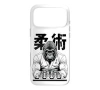 Custodia per iPhone 17 Pro Max Gorilla Jiu Jitsu Ju Jutsu MMA BJJ Grappling Scacchi Kanji Ape