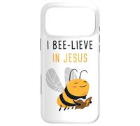 Custodia per iPhone 17 Pro Max Gospel Kids Christian Faith Cute Bee: I Bee-lieve in Jesus