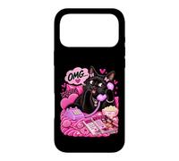 Custodia per iPhone 17 Pro Max Gossip Cats Purr-ty Y2K - Umorismo rosa
