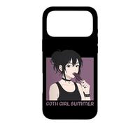 Custodia per iPhone 17 Pro Max Goth Ragazza Estate Scuro Occulto Emo Anime Manga
