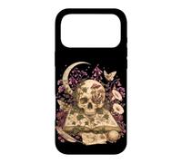 Custodia per iPhone 17 Pro Max Gothic Botanical Skull Moon Grimoire Dark Academia Book Love
