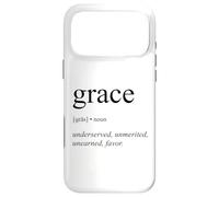 Custodia per iPhone 17 Pro Max Grace Gras Sostantivo Immeritato Immeritato Favore Non Meritato