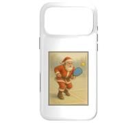 Custodia per iPhone 17 Pro Max Grafica artistica vintage anni '50 con Babbo Natale