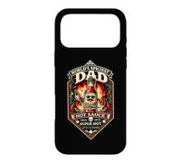 Custodia per iPhone 17 Pro Max Grafica divertente pop piccante papà salsa piccante del mondo