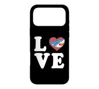 Custodia per iPhone 17 Pro Max Grafica Shark Love Spelled Out With Heart
