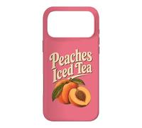 Custodia per iPhone 17 Pro Max Grafica souvenir retrò con tè freddo alla Georgia Peaches
